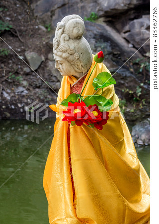 Buddhist statue at the Eight Great Temples Buddhist complex in Beijing, China Buddhist statue at the Eight Great Temples Buddhist complex in Beijing, China 83362766
