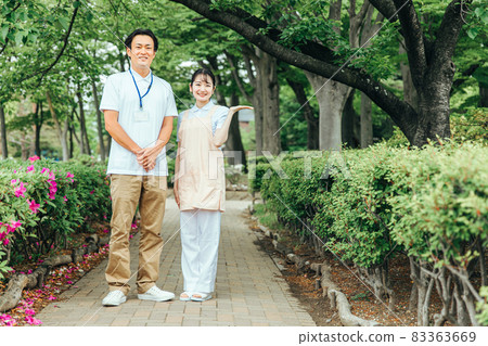 醫療/護理/福利男女職員(全身) 醫療/護理/福利男女職員(全身) 83363669