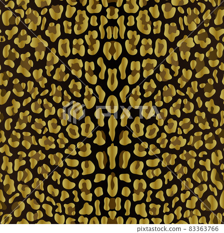 Golden Abstract Diagonal Leopard Fashion Seamless Pattern 83363766