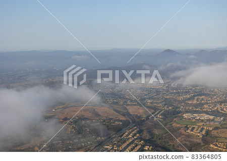 Aerial view of Carmel Valley with suburban neighborhood San Diego Aerial view of Carmel Valley with suburban neighborhood San Diego 83364805