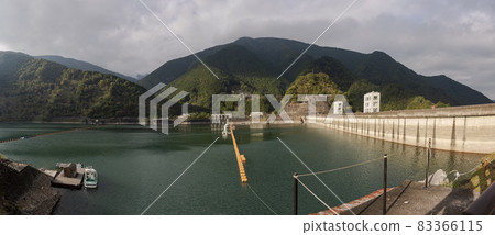 Ogouchi Dam panoramic view 83366115