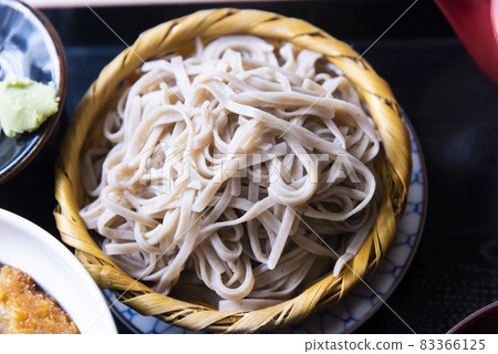 Japanese buckwheat noodles Japanese buckwheat noodles 83366125