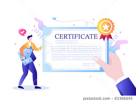 Property Certificate for Real Estate Contract, Building Maintenance and House Purchase Agreement Deal with Seal Stamp or License. Background Vector Illustration Property Certificate for Real Estate Contract, Building Maintenance and House Purchase Agreement Deal with Seal Stamp or License. Background Vector Illustration 83366895