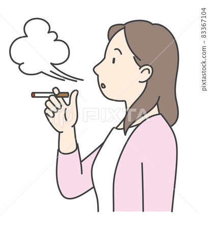 抽著煙的女人 83367104