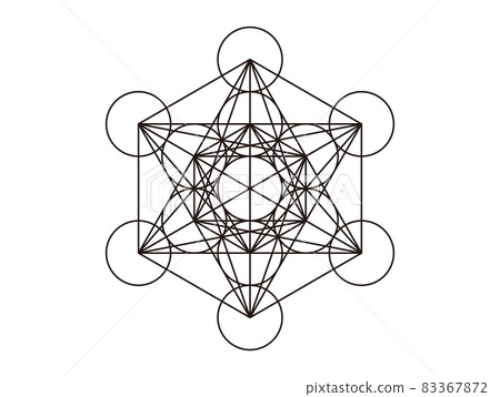 Sacred Geometric Pattern Metatron Cube Sacred Geometric Pattern Metatron Cube 83367872