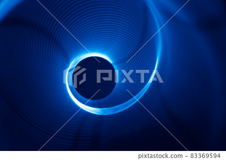 Sound waves in visible blue color - Stock Illustration [83369594] - PIXTA