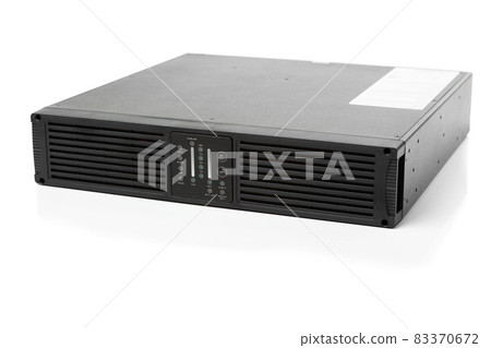 uninterruptible power supply (ups) controller, isolated on white uninterruptible power supply (ups) controller, isolated on white 83370672