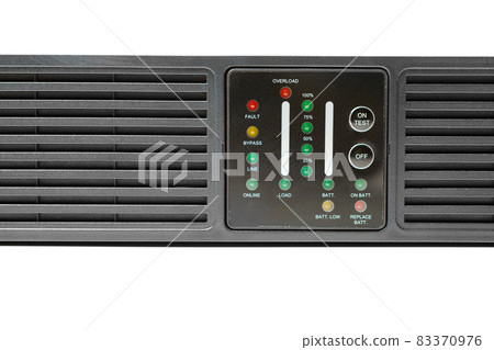 uninterruptible power supply (ups) controller, closeup view 83370976