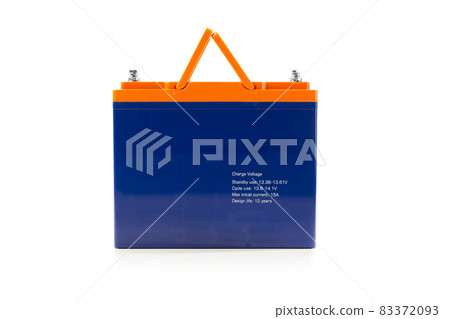industrial lead acid battery, isolated on white 83372093