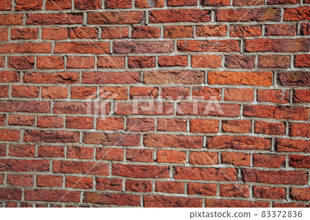 old red brick wall background 83372836