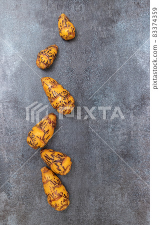 Oca, tuber used in Peruvian cuisine 83374359