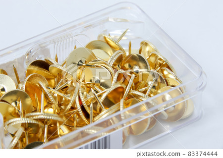 Pushpins, pushpins, pushpins, needles, stabs, stationery, stationery, offices, pins, household goods, gold 83374444