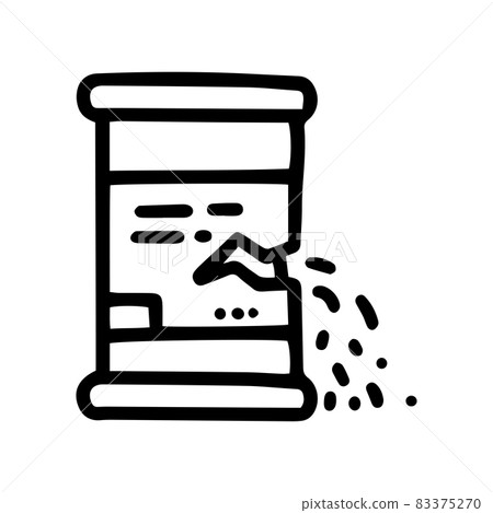 damage barrel leakage line vector doodle simple icon damage barrel leakage line vector doodle simple icon 83375270