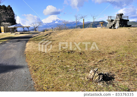 View of Mt. Fuji from the top of Mt. Ono in the Tanzawa Mountains 83376335