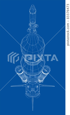 Rocket carrying space shuttle Rocket carrying space shuttle 83376473