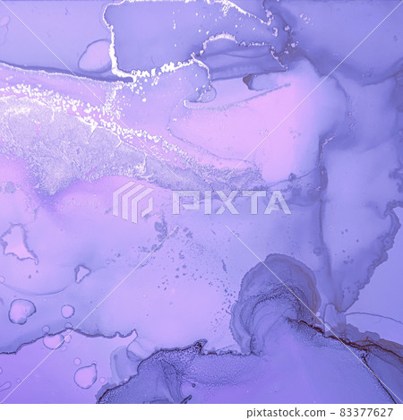 Purple Liquid Paint Waves. Metallic Gray Acrylic Purple Liquid Paint Waves. Metallic Gray Acrylic 83377627