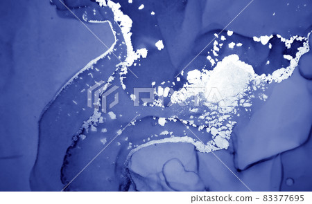 Airy Ink Paint. Oil Flow Mix. Blue Marble Design. Airy Ink Paint. Oil Flow Mix. Blue Marble Design. 83377695