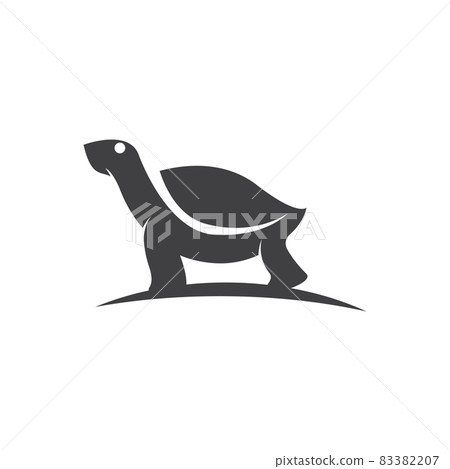 Turtle animal cartoon icon 83382207