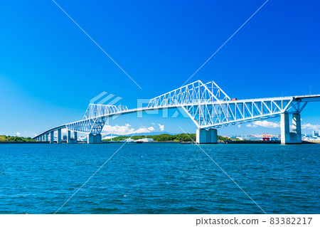 東京門大橋和富士山（從若洲海濱公園出發） 83382217