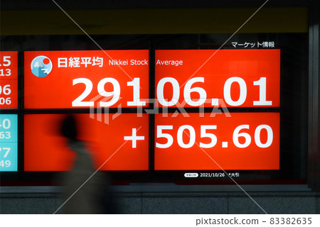 <Tokyo> Stock price board 83382635