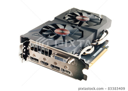 graphic video card, isolated on white 83383409