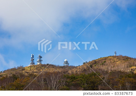Mt. Akagi Jizodake seen from Onuma parking lot 83387673