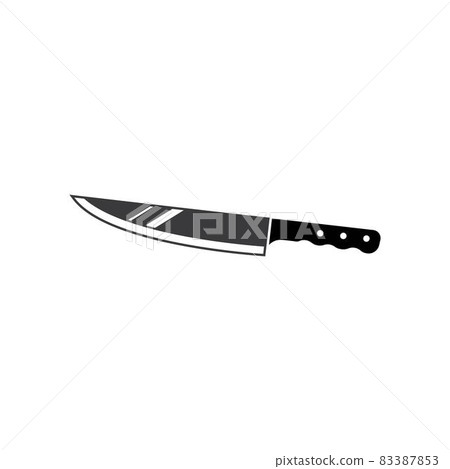 kitchen knife or blade vector icon illustration design template 83387853