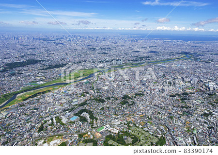 從津田山站周邊眺望二子玉川和市中心・2021年拍攝 從津田山站周邊眺望二子玉川和市中心・2021年拍攝 83390174