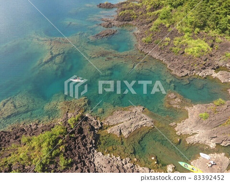 無人機鳥瞰本栖湖 83392452