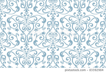 Wallpaper in the style of Baroque. Seamless background.  83392984