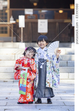 Shichigosan pilgrimage family Shichigosan pilgrimage family 83393980