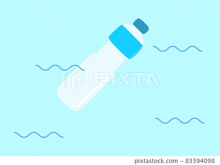 漂浮在海中的塑料垃圾的圖像說明（海洋污染） 83394098