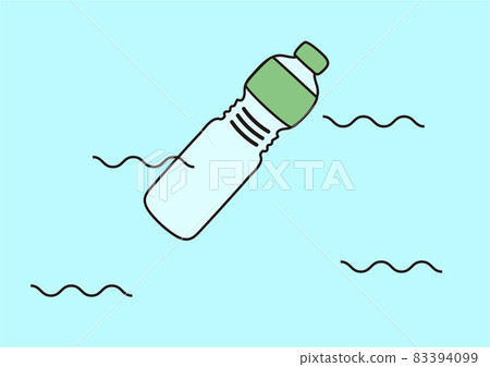 漂浮在海中的塑料垃圾的圖像說明（海洋污染） 83394099