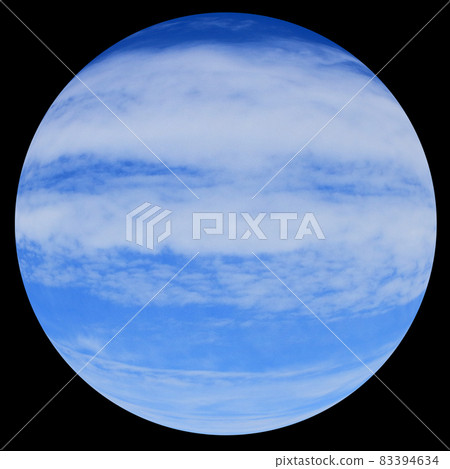 Image of a celestial body with water and oxygen 83394634