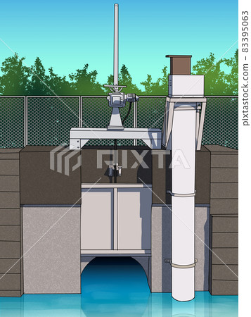 Sluice gate 83395063