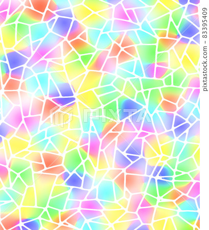 Stained glass color pattern - Stock Illustration [83395409] - PIXTA