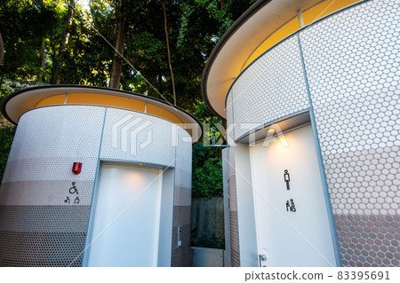 Yoyogi-Hachiman Public Toilet in Shibuya-ku, Tokyo 83395691