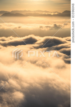 《Nagano Prefecture》 View of the sky, sea of clouds at dusk 《Nagano Prefecture》 View of the sky, sea of clouds at dusk 83396048
