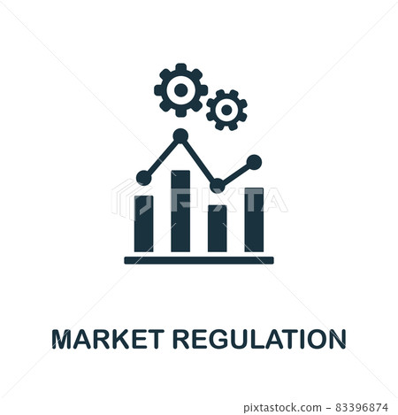 Market Regulation icon. Monochrome sign from market economy collection. Creative Market Regulation icon illustration for web design, infographics and more Market Regulation icon. Monochrome sign from market economy collection. Creative Market Regulation icon illustration for web design, infographics and more 83396874