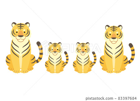 Parent and child of tiger Parent and child of tiger 83397684