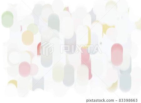 Watercolor abstract painting. Circular pattern 83398663