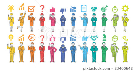 商人和女企業家 83400648
