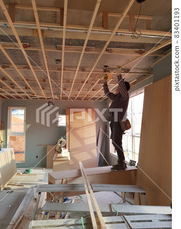 建築工地,建築,木工,木匠,住宅,模型 建築工地,建築,木工,木匠,住宅,模型 83401193