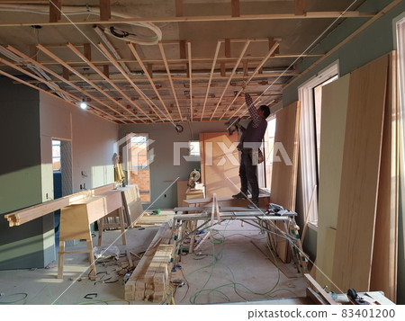 建築工地,建築,木工,木匠,住宅,模型 建築工地,建築,木工,木匠,住宅,模型 83401200