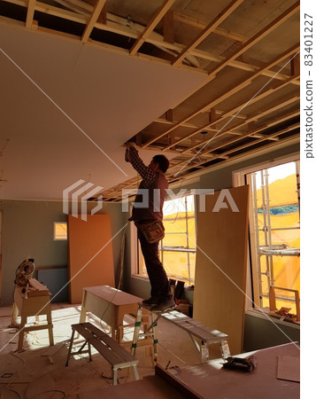 建築工地，建築，木工，木匠，住宅，模型 83401227