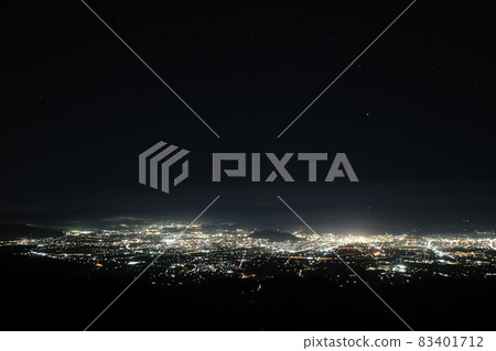 Night view from Tsubakuro Valley (Fukushima City) 83401712