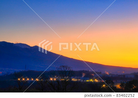 Mount Asama at dawn 83402252