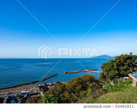 View of the Sea of Japan from Izumozaki Sunset Hill Park View of the Sea of Japan from Izumozaki Sunset Hill Park 83402811