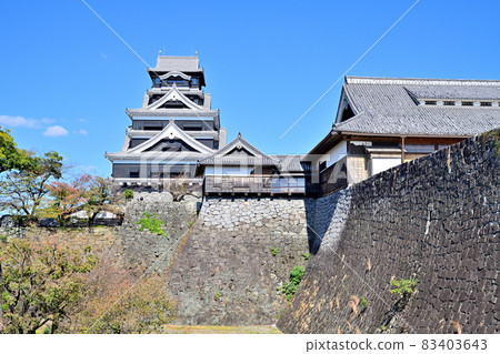 熊本城 復興的天守閣 熊本城 復興的天守閣 83403643