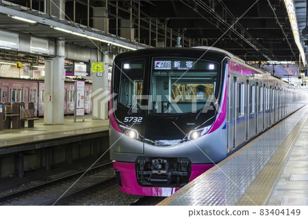 Keio Line bound for Shinjuku Train Keio 5000 series Keio 5000 series Keio Liner Keio Line bound for Shinjuku Train Keio 5000 series Keio 5000 series Keio Liner 83404149